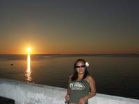 seven mile bridge sunset